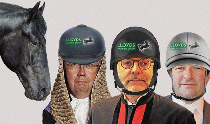 Lloyds Banking Group - A very Dark Horse Indeed ! Jockeys of the Dark Horse: Mr Justice Marcus Smith