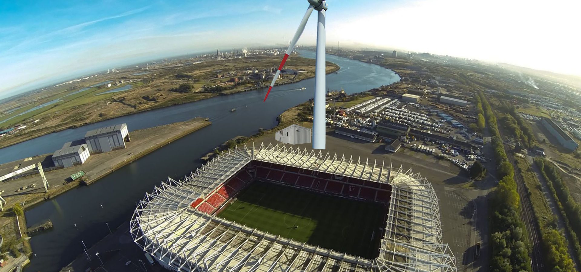 Paul Millinder was developer CEO of Empowering Wind Group who developed what was to be: Europe's first wind powered football stadium.