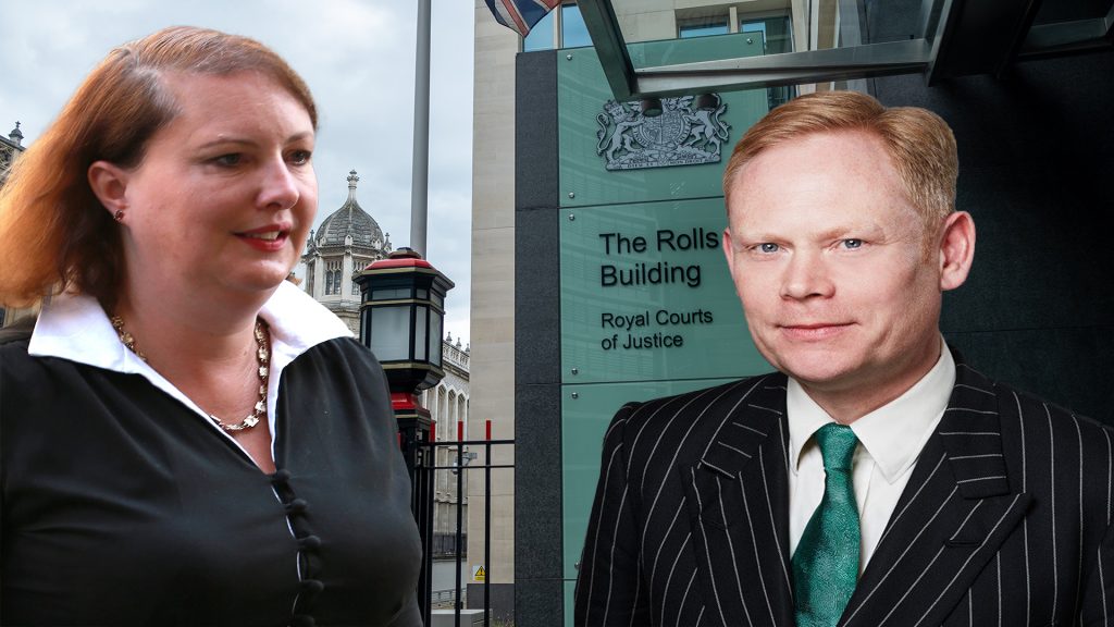 Victoria Prentis KC (Left) -Attorney General and right, Insolvency Judge, ICCJ Prentis, AKA, Sebastian Prentis who sits at the Rolls Building, Fetter Lane. Judicial fraud.