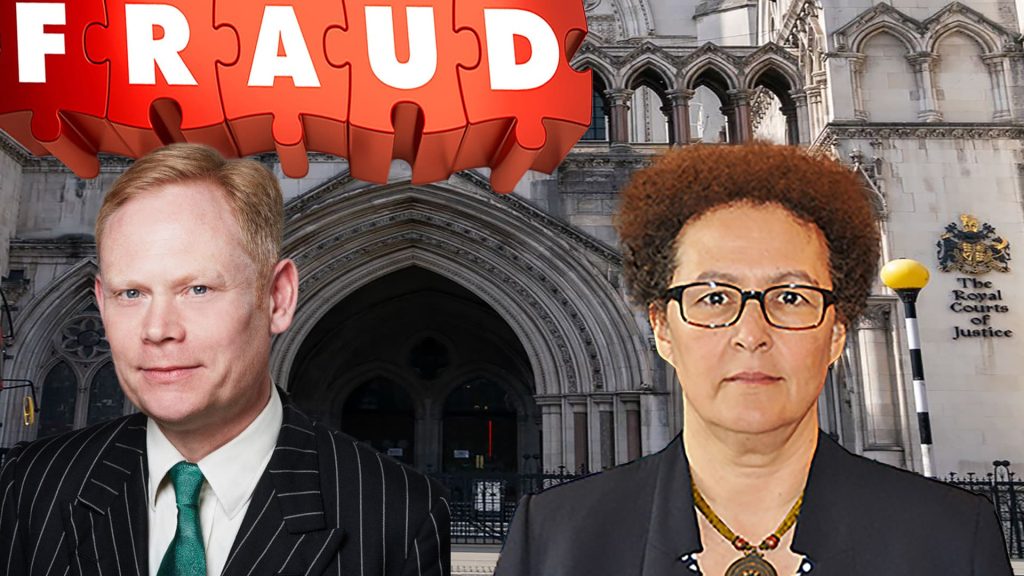 Judicial fraud at the Royal Courts of Justice, Rolls Building, by ICCJ Prentis, ICCJ Jones, ICCJ Barber and Chief Registrar Briggs.