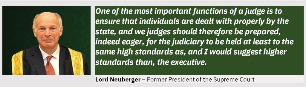 Mr Justice Freedman is exposed concealing fraud by breach of fiduciary duty, then lying to say there was no breach.  

Lord Neuberger, the former President of the Supreme Court, said that judges should be eager to be held to account in terms of maintaining high standards. 