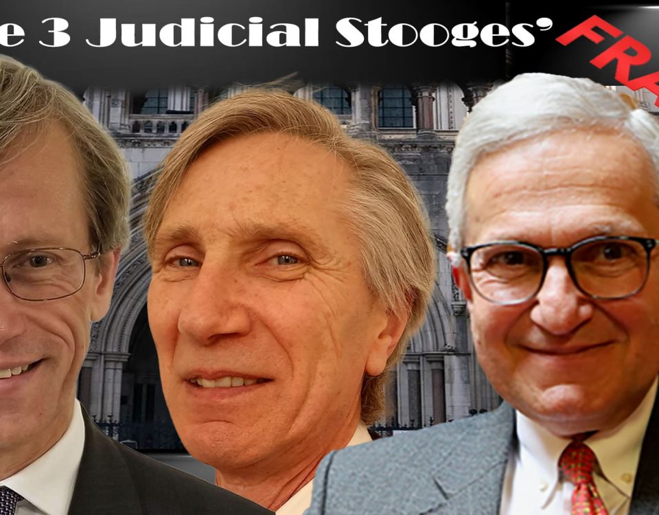 Judicial corruption: Sir Richard Arnold (1) Sir Christopher Nugee (2) Sir Geoffrey Vos (3) - Judicial fraud by Lord Justice of Appeal.