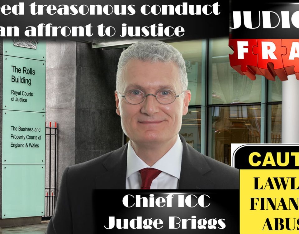 Chief ICC Judge Briggs exposed !