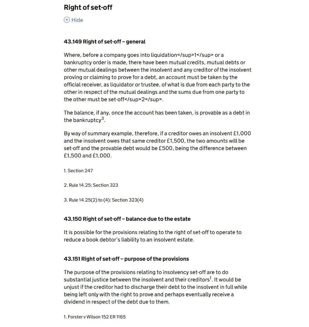 The Insolvency Service Technical Manual for Official Receivers. The crucial mandatory law of insolvency service is widely known worldwide.