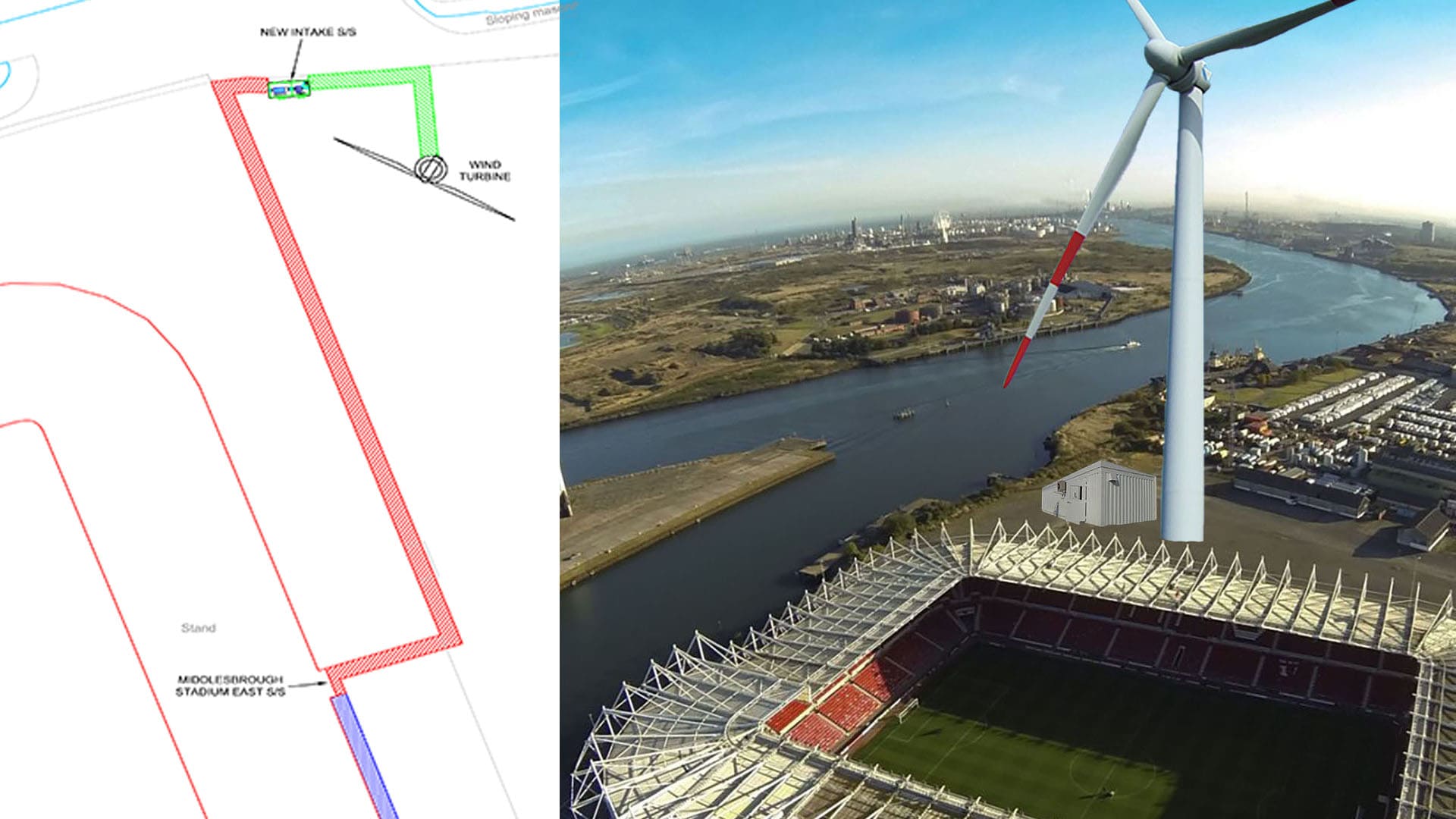 It was express requirement that the Club was to take ownership of its two dedicated on-site substations to form a private network, that the turbine was to have in turn then connected into