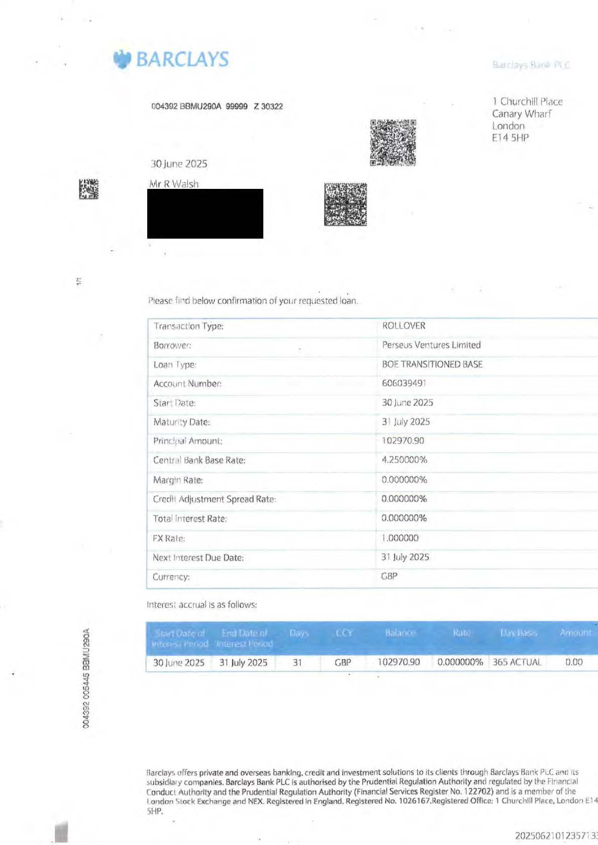 Barclays Bank PLC false accounting documents