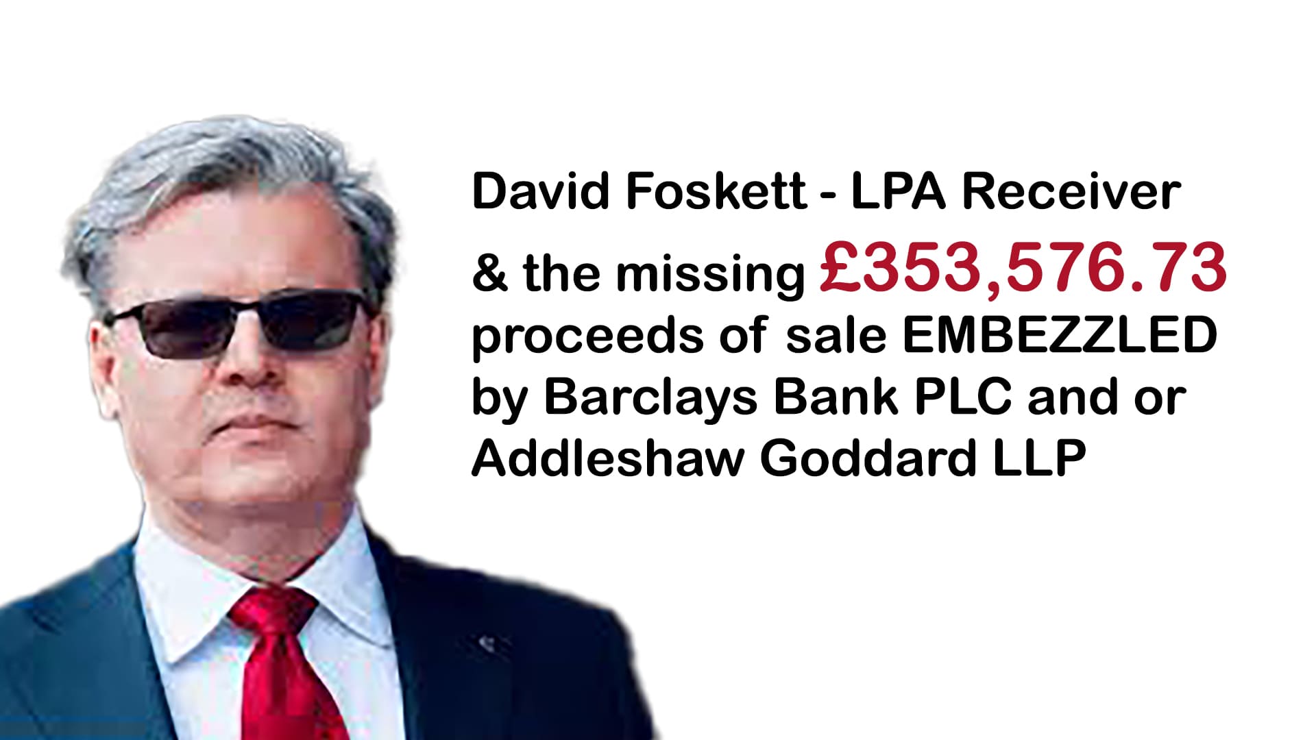 David Foskett - One of the 2 Join LPA Receivers