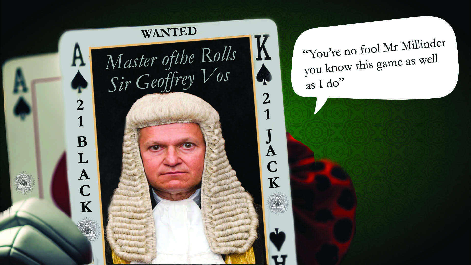 Sir Geoffrey Vos - Master of the Rolls - Head of Civil Justice for England & Wales
