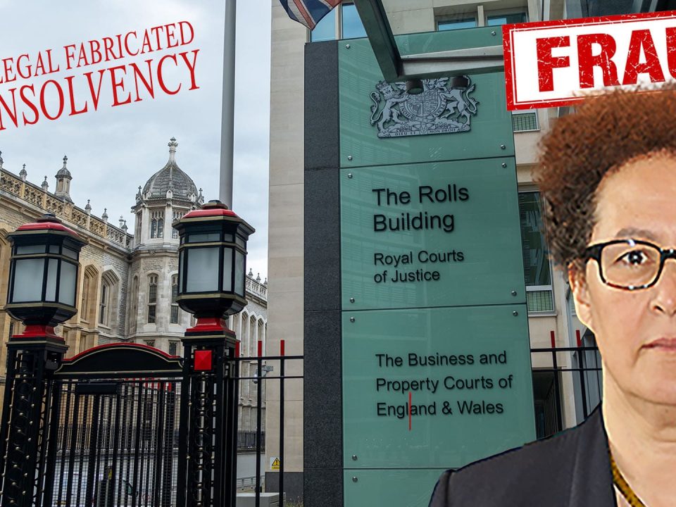 ICC Judge Barber - AKA Sally Barber is one of several blatantly corrupt Insolvency & Companies Court Judges. A danger to the public