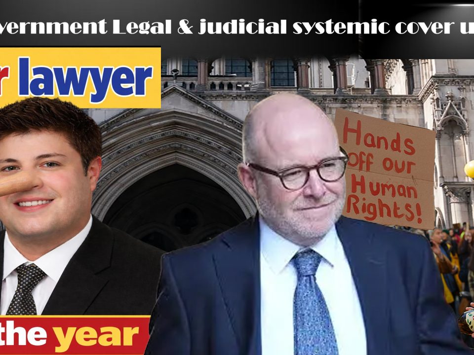 Barrister Samuel Hodge with Lord Hermer the Attorney General for England & Wales