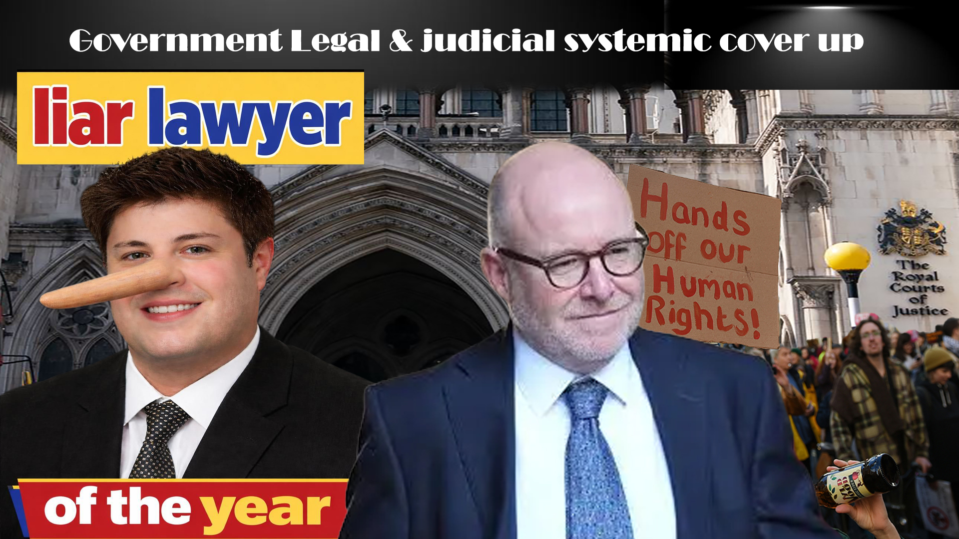 Barrister Samuel Hodge with Lord Hermer the Attorney General for England & Wales