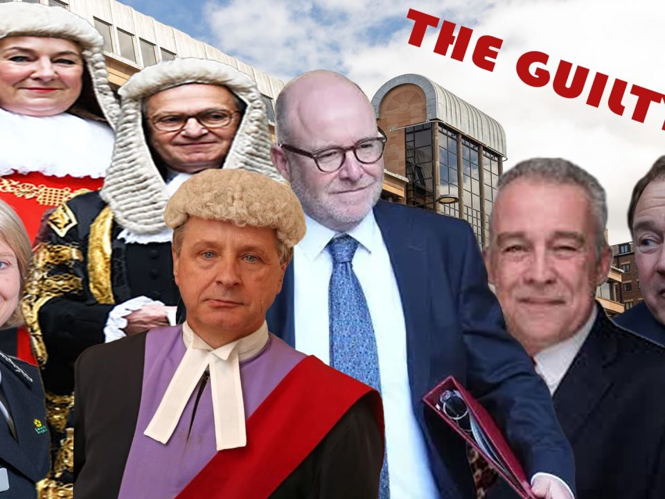 "SILENCE OF THE GUILTY' - The subjects: