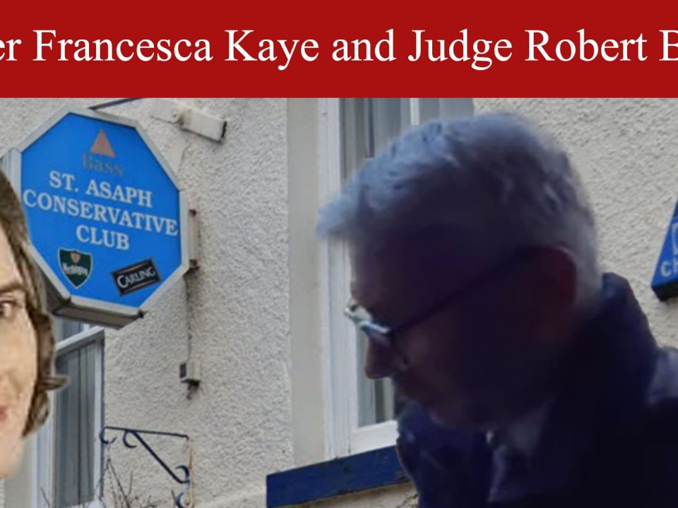 Master Kaye and Judge Robert Brown