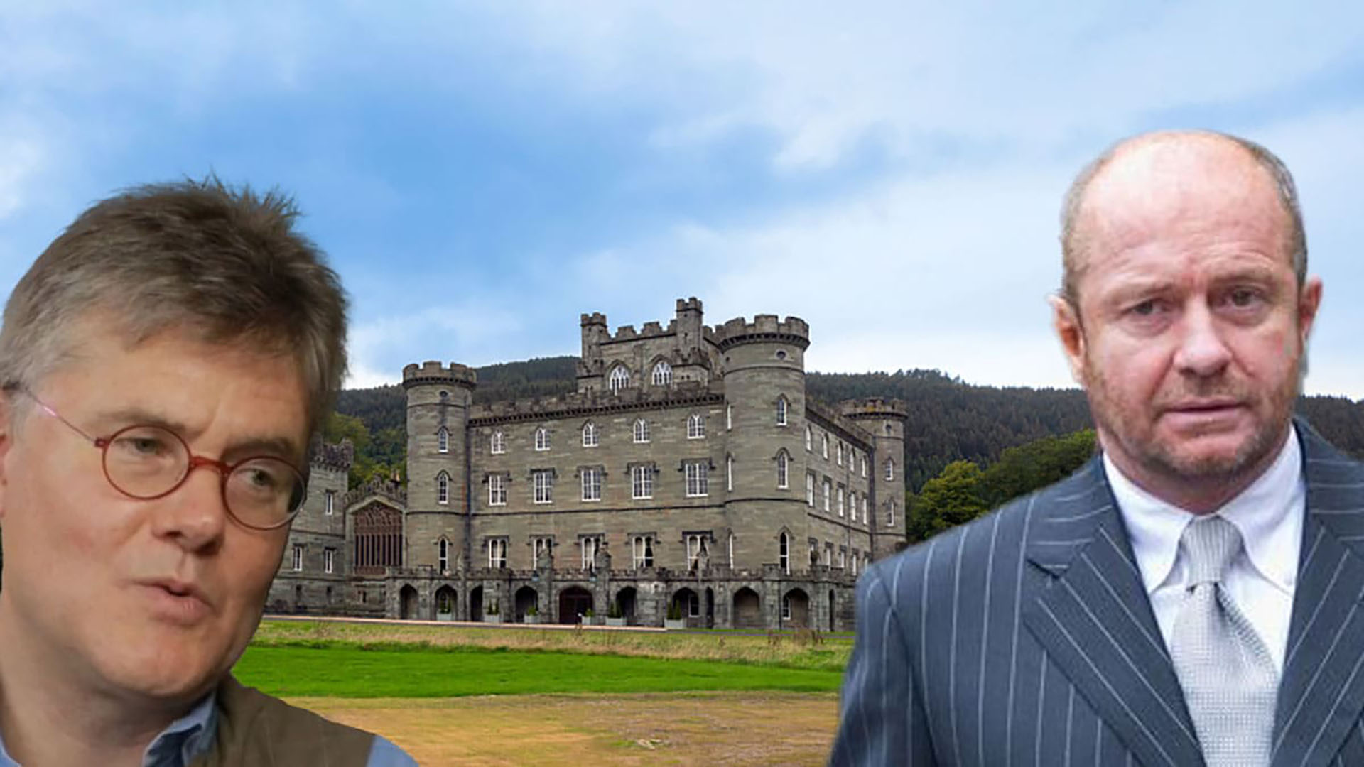 Left: Corrupt lawyer, Stephen David Jones with the late Scot Young. 