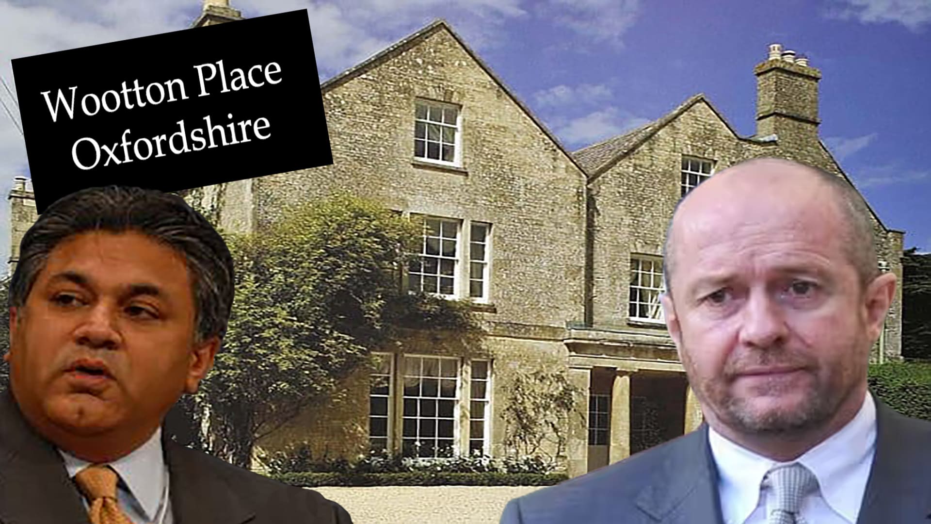 Abraaj Tycoon Arif Naqvi. Middle: Wootton Place - Oxfordshire - Transferred to Blondell Assets Ltd in the BVI by Scott Young and then sold by Naqvi for £12.5 million in 2020. Right: The late Scot Young 